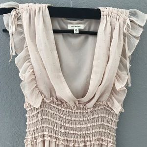 Max Studio Flutter Sleeve Dress